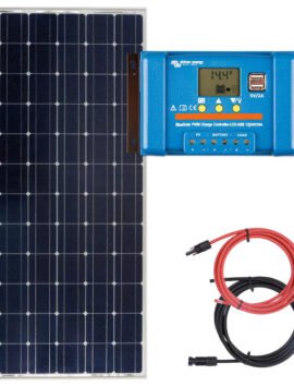 Panel słoneczny 185W z regulatorem ładowania 10A