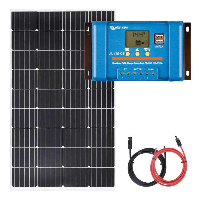 Panel słoneczny 90W z regulatorem ładowania 10A (SKU: 2875)